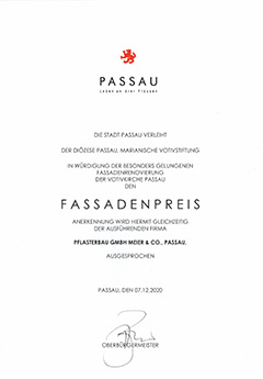 Fassadenpreis Stadt Passau